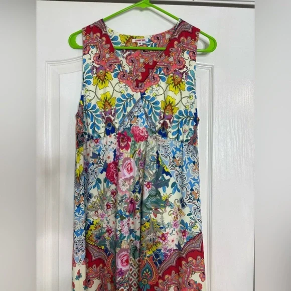 Johnny Was Maxi Tank Top Dress Paisley M - Picture 2 of 5